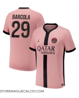Paris Saint-Germain Bradley Barcola #29 Maglia Gara Terza Repliche 2024-25